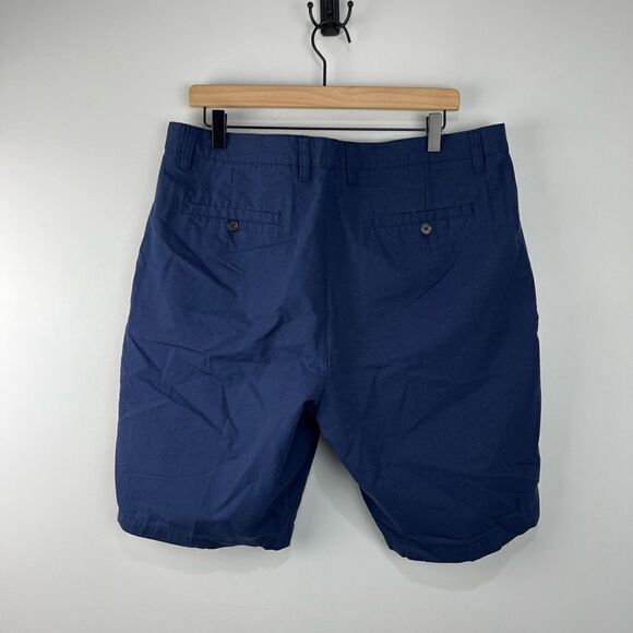 Joseph Abboud Navy 100% Cotton Shorts 36 - Picture 3 of 4